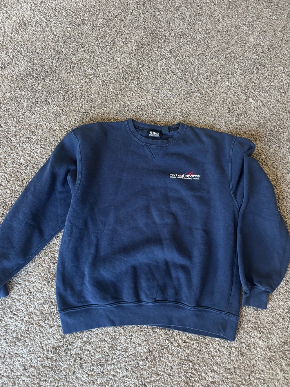 Red Sail Sports Aruba, Grand Cayman, Hawaii Navy Crewneck Sweatshirt Large